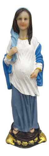 Escultura Nossa Senhora Grávida 19cm