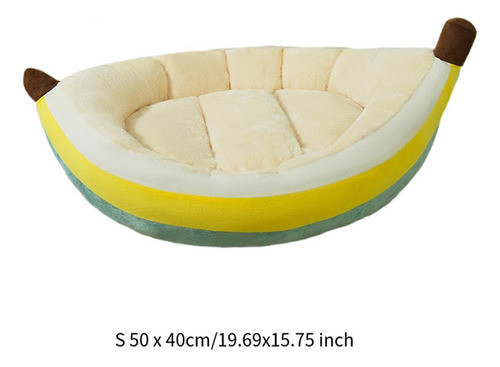 Cama Para Perros, Cueva Para Gatitos, Forma De Plátano, S
