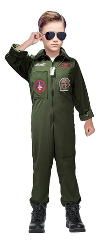 Disfraz de Piloto de Combate Top Gun para Hombre