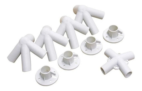 Kit Conectores Reposição 9 Peças P/ Tenda Gazebo 3x3 Mts