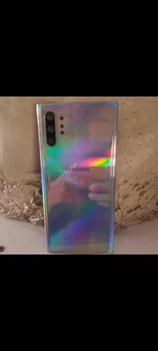 Tapa Trasera Samsung Note 10 Plus Aura Glow Silver— TEKADIECELL
