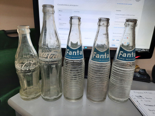 Lote De Botellas Coca Y Fanta