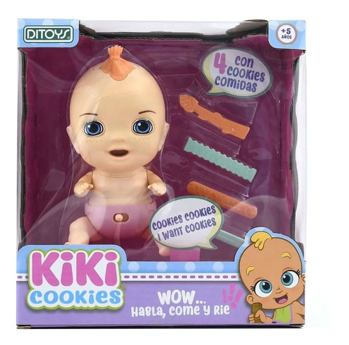 Muneca Kiki Cookies Habla Come Y Rie Lny 2407 Loonytoys