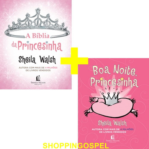 Kit Bíblia Da Princesinha + Bíblia Boa Noite Princesinha