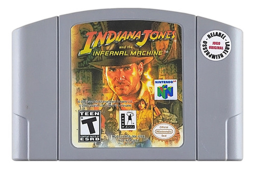 Indiana Jones Infernal Machine Original Nintendo 64 N64