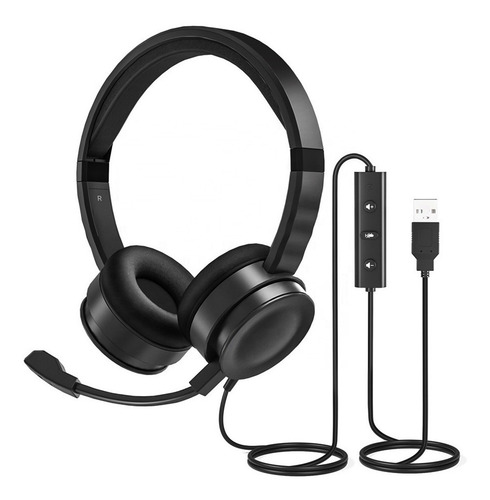 Audífono Gamer/ejecutivo Hs-391 Con Micrófono, Conexión Usb
