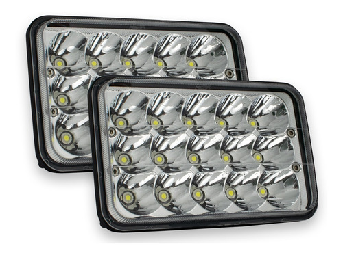 Par Faros Led Rectangular Unidad 4x6 4656 Alta Baja