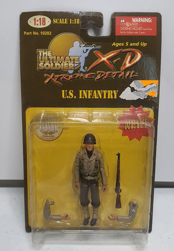 The Ultimate Soldier 2000 Us Infantry 1/18 No Gi Joe