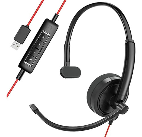 Auriculares Usb, Hroeenoi Auriculares Para Pc Con Micrófono 