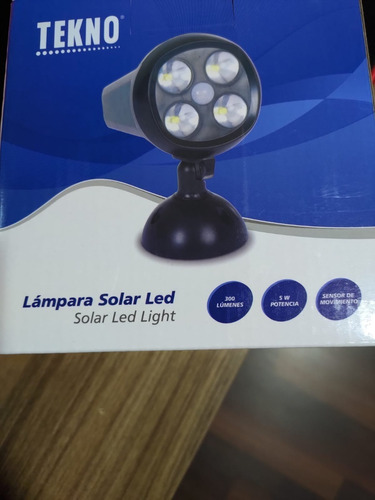 Lámpara Solar Led Con Sensor De Movimiento Exteriores Hogar