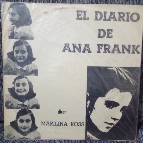 El Diario De Ana Frank Marilina Ross Disco De Vinilo Lp 1967