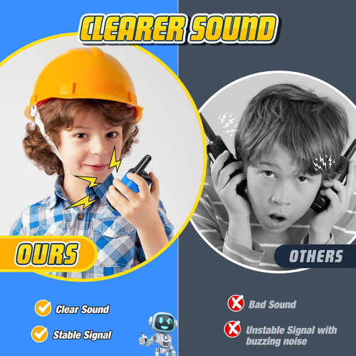 Walkie Talkies 2 Radios Robot Niños Regalo Navidad