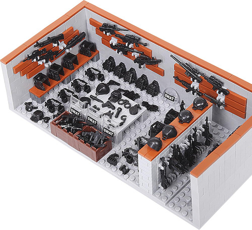 Set De Bloques De Construcción Base Militar Ejército