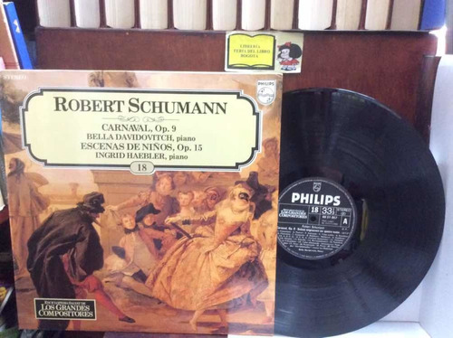 Lp - Acetato - Robert Schumann - Carnaval - Philips - 1981