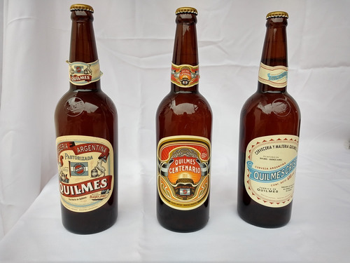 Imagen 1 de 4 de Cerveza Quilmes Centenario Edición Limitada Juego 3 Bot.