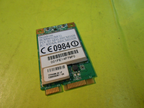 Placa Wifi Broadcom Bcm94312mcg