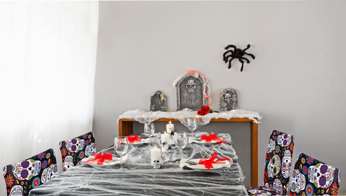 Fundas Elásticas Para Sillas De Halloween 4 Unidades Diseño