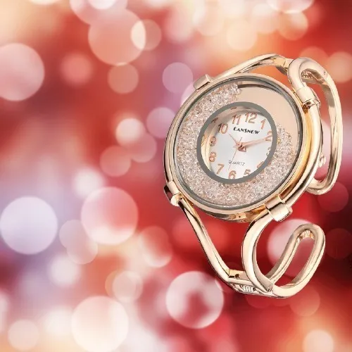 Reloj brillante para mujer pulsera de regalo para novia color de