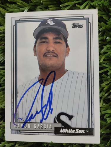 1992 Topps Ramón García #176 Autografiada 