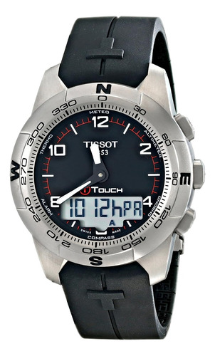 Reloj Tissot T-touch Ii Titanio Cristal De Zafiro Nuevo 43mm