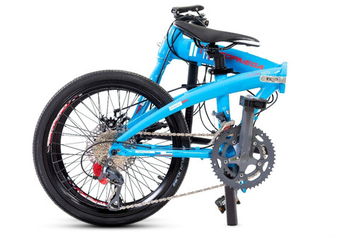 Imagen 3 de 8 de Bicicleta Plegable Angelia Top Mega Full 20 16v + Regalos