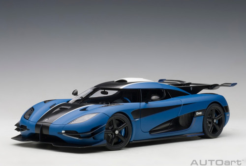 Koenigsegg One Imperial Blue Auto A Escala De Colección