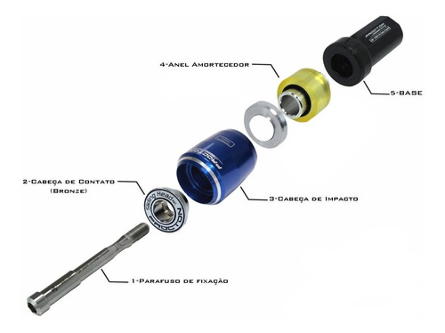 Kit De Slider Procton Racing Yamaha Xj6f Xj6 F - 7 Pçs