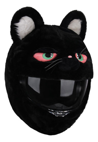 Funda Para Casco De Moto Con Diseño De Gato Negro De