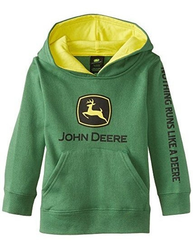 John Deere Little Boys 'toddler Jd Logo Sudadera Con Capucha