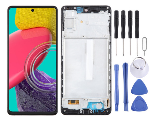 Ó Tela Lcd Com Moldura Para Samsung Galaxy M53 Sm-m536b 6