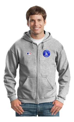 Sudadera Capucha Cierre Dodgers De Los Angeles Mlb M.1 H Msi