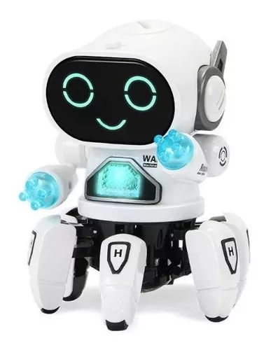 Brinquedo Robô Dança Boneco Robot Aranha Emite Som Luz Led Musica  Movimentos - fungame - Robô - Magazine Luiza