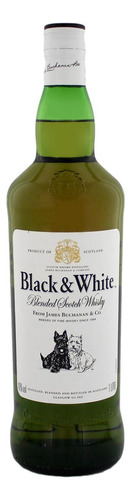 Pack De 2 Whisky Black And White Blend 1 L