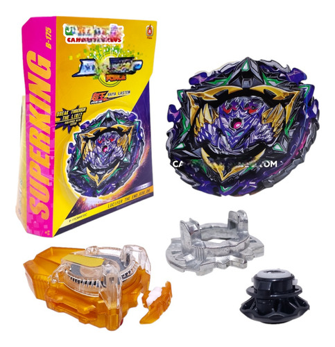 Beyblade Lucifer Superking Lanzador Con Chispa Juguete  