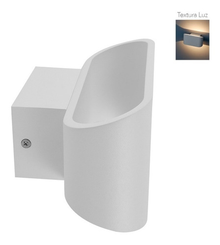 Imagen 3 de 7 de Lámpara De Pared Blanco Interior, 7w, Luz Cálida, Tecnolite
