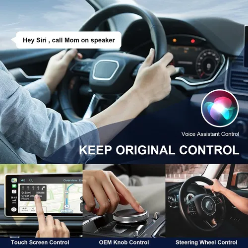 Adaptador Inalámbrico Car Play, Convertidor De Coche Android