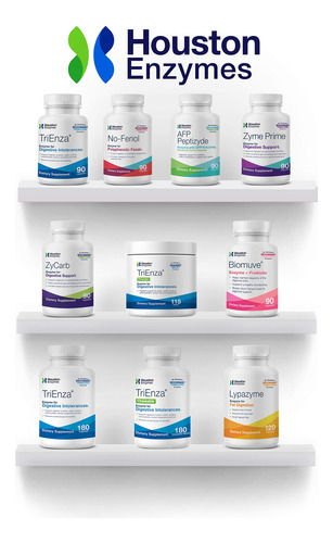 Suplemento Houston Enzymes Lypazyme 120 Cápsulas