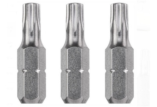 Puntas Industrial Steel Torx T 20 X 25 Mm X 3 Unidades Kwb