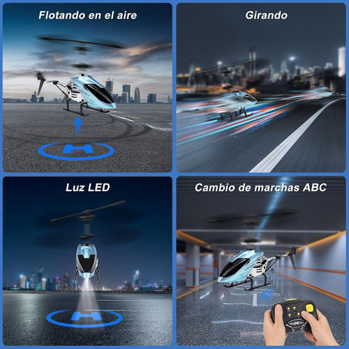 Avión De Control Remoto Anti-caída Con Luz ,regalo Navidad
