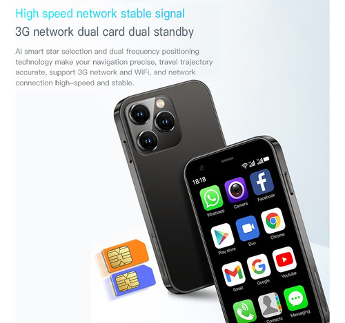 Rtg Mini Smartphone Android Ultrapequeño Para Estudiantes 2024.