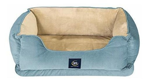 Cama Para Mascotas Serta Ortho Cuddler, Azul