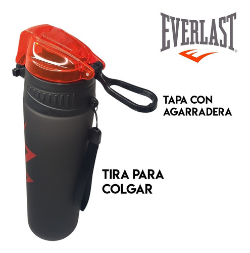 Imagen 4 de 10 de Botella Deportiva Everlast Original 750 Ml Trainning Sport