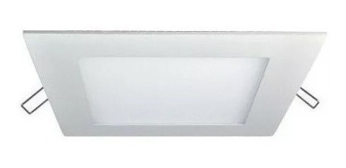 Imagen 3 de 6 de Plafon Led Embutir 6w Luz Fría Cuadrado X10
