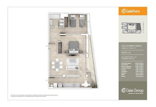 Imagen 6 de 14 de Va199-apartamento A Estrenar Venta 2 Dormitorios La Blanqueada
