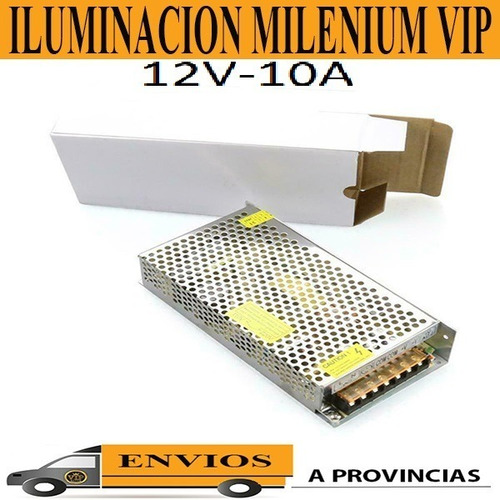 Fuente De Voltaje Transformador Cctv 110/220v A 12v 10a 120w