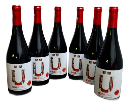 Pack Vino Tinto 6 Botella Güertano Monastrell Jumilla España