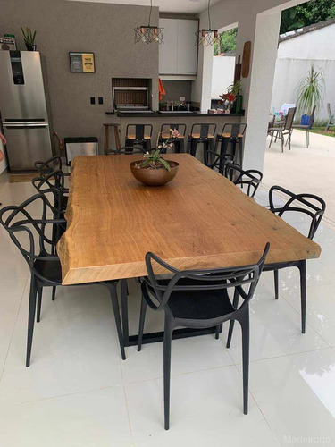 Mesa Madeira Maciça 12 Lugares Prancha Única 2.80m X 1.00m