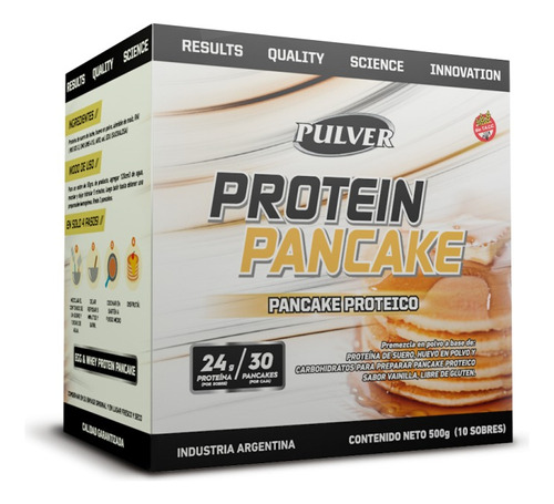 Pancake Proteico Pulver X Unidad Sobre 50g Nutricion Deporte