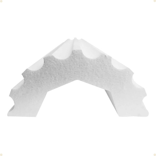 Coluna Grega Romana Isopor Eps 8 Mts + 4 Base Para Meia Cana