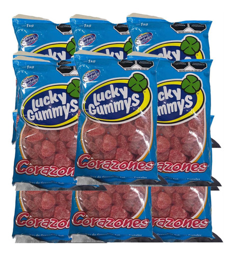 Gomitas Lucky Gummys Corazones 20 Kg 